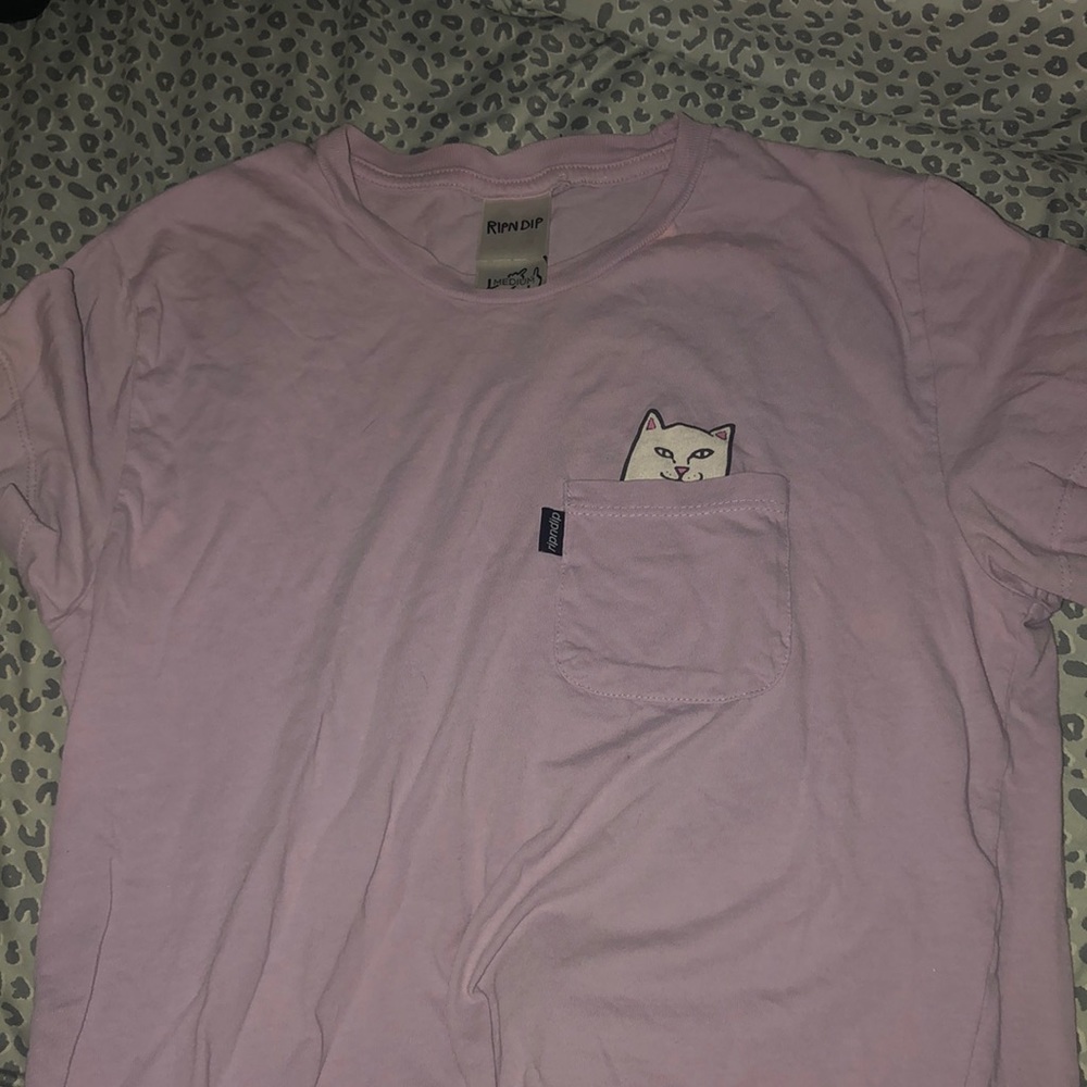 lavender rip n dip t shirt